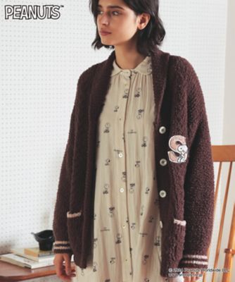ＰＥＡＮＵＴＳ（ＴＭ）ケーブルニットカーディガン　２４－７５２０１