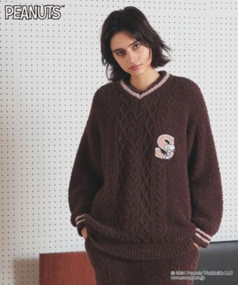 ＰＥＡＮＵＴＳ（ＴＭ）ケーブルニットトップス　２４－７５２０３