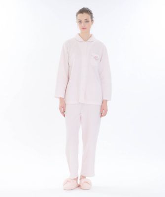 ＜Narue (Women)＞接結　わた入　ストライプシャツパジャマ　２４－８２４１２