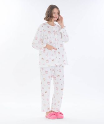 ＜Narue (Women)＞結　わた入　チェリースイーツフェミニンパジャマ　２４－８２４１６