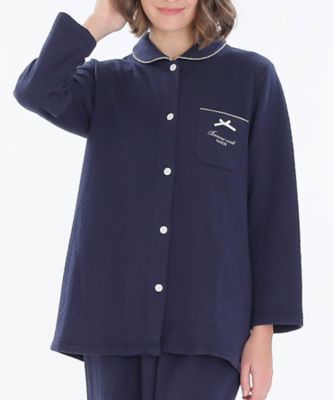 接結　わた入　ムジシャツパジャマ　２４－８２４３３