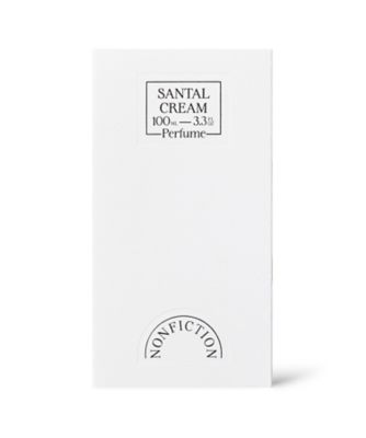 ノンフィクションサンタルクリームオードパルファム100ml NONFICTION（NONFICTION） サンタルクリーム ポータブル