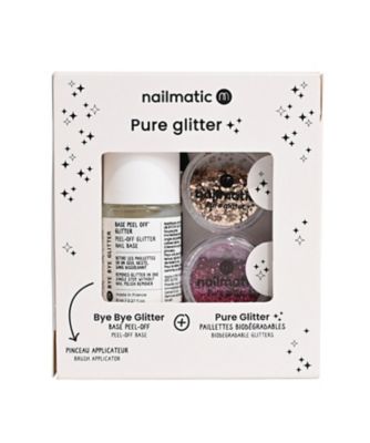 ネイルマティック NM グリッターセット（ゴールドL／ローズM）（限定品）