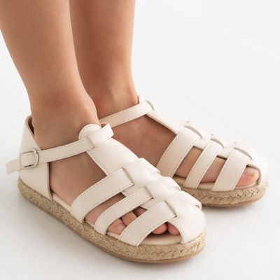 ジュートメッシュサンダル
