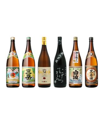 ０６８．南国鹿児島・宮崎の本格芋焼酎一升瓶飲みくらべ６本セット