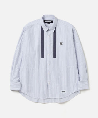 ＜NEIGHBORHOOD (Men)＞シャツ　ＴＩＥ　ＳＨＩＲＴ　ＬＳ　２４２ＡＱＮＨ－ＳＨＭ０１