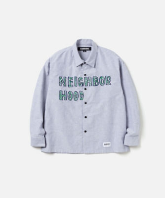 シャツ ＨＡＮＤ ＤＲＡＷＩＮＧ ＥＭＢＲＯＩＤＥＲＹ ＳＨＩＲＴ ＬＳ ２４２ＡＱＮＨーＳＨＭ０５ | NEIGHBORHOOD (Men)/ ネイバーフッド | 三越伊勢丹オンラインストア・通販【公式】