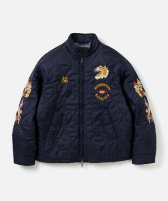 最終値下 satur ジャケット ブルゾン ネイビー コットン ネイビー（紺