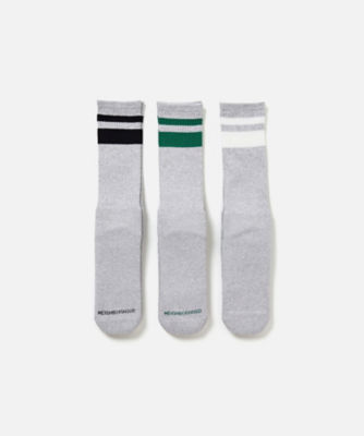 ＜NEIGHBORHOOD (Men)＞ソックス　ＣＬＡＳＳＩＣ　３ＰＡＣ　ＳＯＣＫＳ　２４２ＫＷＮＨーＵＷＭ０１