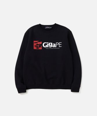 ＜NEIGHBORHOOD (Men)＞スウェット　ＢＡＰＥ　Ｘ　ＮＢＨＤ　ー　ＧＩＧＡＰＥ　ＣＲＥＷＮＥＣＫ　２４２ＮＯＡＰＮーＣＳＭ０４Ｓ