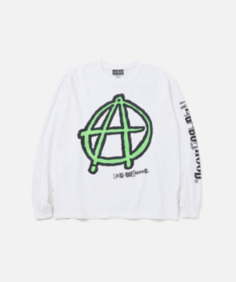 ＜NEIGHBORHOOD (Men)＞カットソー　ＮＨ　×　ＡＮＡＲＣＨＩＣ　ＡＤＪＵＳＴＭＥＮＴ　．　ＴＥＥ　ＬＳ　２４２ＰＣＡＪＮーＬＴ０１Ｓ