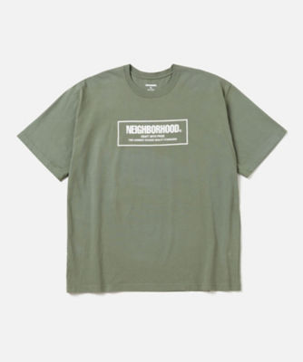 NEIGHBORHOOD (Men)/ネイバーフッド Tシャツ NH . TEE SSー1 242PCNHーST01 OLIVE DRAB M コットン100% メンズ トップス