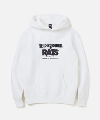 ＜NEIGHBORHOOD (Men)＞パーカー　２０ｔｈ　ＲＡＴＳ　Ｘ　ＮＥＩＧＨＢＯＲＨＯＯＤ　ＨＯＯＤＥＤ　２４２ＲＴＲＴＮーＣＳＭ０１Ｓ