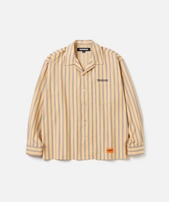 ＜NEIGHBORHOOD (Men)＞ワークシャツ　ＳＴＲＩＰＥ　ＷＯＲＫ　ＳＨＩＲＴ　ＬＳ　２４２ＴＳＮＨーＳＨＭ０２