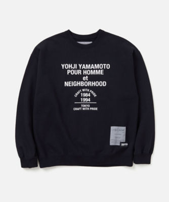 スウェット ＮＨ × ＹＯＨＪＩ ＹＡＭＡＭＯＴＯ ． ＳＷＥＡＴ ＳＨＩＲＴ ＬＳ ２４２ＵＷＹＹＮーＣＳＭ０１Ｓ | NEIGHBORHOOD  (Men)/ネイバーフッド | 三越伊勢丹オンラインストア・通販【公式】