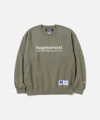 スウェット ＮＨ Ｘ ＲＵＳＳＥＬＬ ＡＴＨＬＥＴＩＣ ． ＳＷＥＡＴ ＳＨＩＲＴ ＬＳ ２４２ＸＲＲＵＮーＣＳＭ０１ | NEIGHBORHOOD  (Men)/ネイバーフッド | 三越伊勢丹オンラインストア・通販【公式】