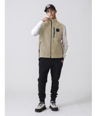 フリースベスト Ｋｉｎｒｏｓｓ Ｒｅｖｅｒｓｉｂｌｅ Ｆｌｅｅｃｅ Ｖｅｓｔ Ｂｌａｃｋ Ｌａｂｅｌ Ｆｕｓｉｏｎ Ｆｉｔ ２４６４ＭＢＡ | CANADA  GOOSE (Men)/カナダグース | 三越伊勢丹オンラインストア・通販【公式】