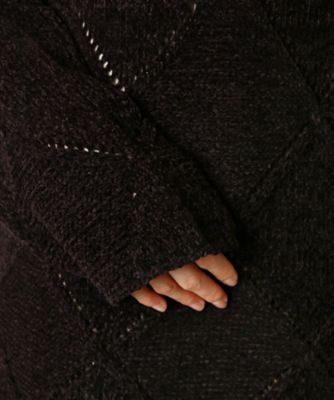 LE CIEL BLEU - LE CIEL BLEU  25,300円Mole Yarn Knit Top ル シェル ブルー - LE CIEL BLEU | Mole Yarn Knit Top-Blue-36