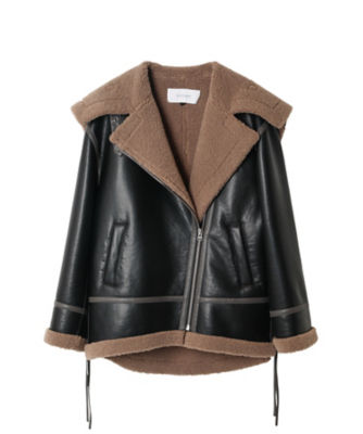 LE CIEL BLEU ムートンジャケット LE CIEL BLEU ムートンジャケット 【公式通販】