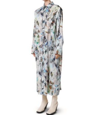 LE CIEL BLEU Abstract Print Shirt Dress | tradexautomotive.com