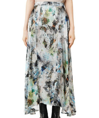 Ｐｒｉｎｔ Ｍａｘｉ Ｆｌａｒｅ Ｓｋｉｒｔ | ファッション・服