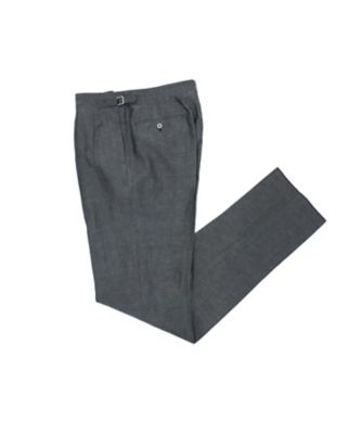ウール×シルク×リネン混 グレージュトラウザース RT076S21U