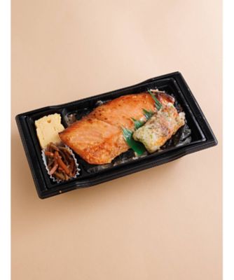 【店頭受取／新宿】明太海苔２段弁当　銀鮭味噌漬け