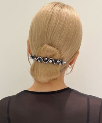 バレッタ　10cm 21LS-186-19-1-GRY2