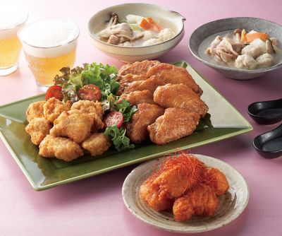 ＜佐賀/みつせ鶏本舗＞★【産直】ボリューム満点唐揚げ＆スープセット