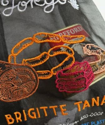 ★＜Ｂｒｉｇｉｔｔｅ　Ｔａｎａｋａ／ブリジットタナカ＞×＜シャルキュトリ　ア　トキオ＞オーガンジーバッグ
