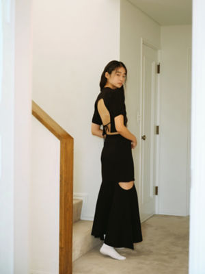 Ｓｉｄｅ Ｓｌｉｔ Ｋｎｉｔ Ｓｋｉｒｔ | ファッション・服