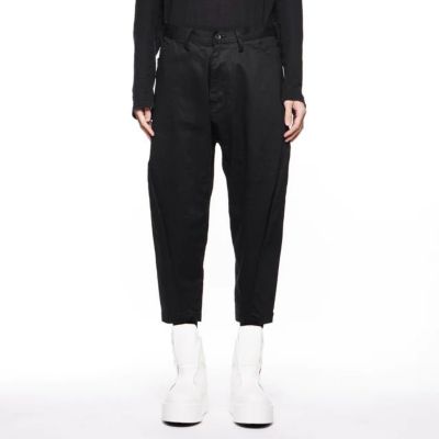 デニムクロップドパンツ　／　１０．５ｏｚ　ＳＴＲＥＴＣＨ　ＤＥＮＩＭ　２４Ｓ－８４７ＰＡＭ６－ＢＫ