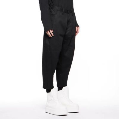 デニムクロップドパンツ　／　１０．５ｏｚ　ＳＴＲＥＴＣＨ　ＤＥＮＩＭ　２４Ｓ－８４７ＰＡＭ６－ＢＫ
