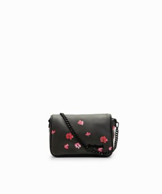 Desigual (Women)/デシグアル 花柄ふかふか　ミニクロスボディバッグ