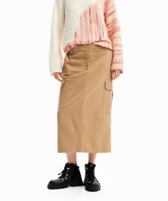 ＜Desigual (Women)＞カーゴ　ミディスカート