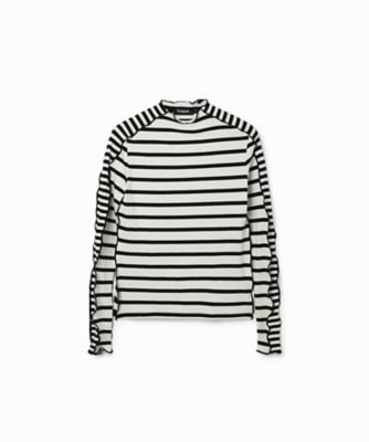 パッチワーク　ストライプＴシャツ