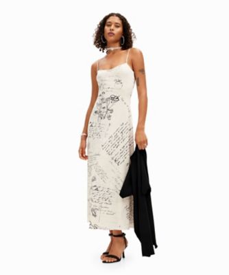 コンビネーションミディドレス 24SWVKXH | Desigual