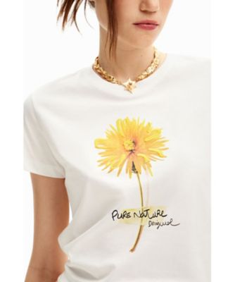 花のイラストＴシャツ　２４ＷＷＴＫＸＡ