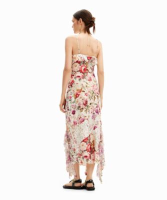 花柄のロングドレス　２４ＷＷＶＫＸ２