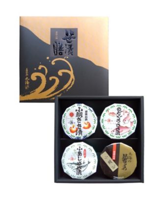 ＜吉川水産＞笹漬膳（小鯛・のどくろ・小あじ・小鯛昆布〆）