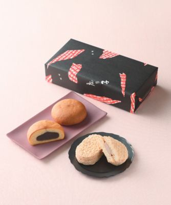 銀座鹿乃子/ギンザカノコ 小豆のダクワーズとふわっと焼まんの詰合せ