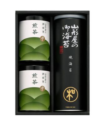 ＜山形屋海苔店＞銘茶・海苔詰合せＭＺ－３００