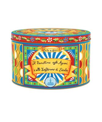 Dolce＆Gabbana×Fiasconaro/ドルチェ＆ガッバーナ×フィアスコナーロ 【予約販売】パネットーネ（シチリアフルーツ＆サフラン）イエローブルー５００ｇ