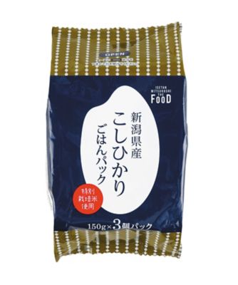 ＜ISETAN MITSUKOSHI THE FOOD＞新潟県産特別栽培米こしひかり　ごはんパック　２４個