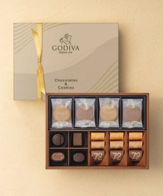 ＜GODIVA＞チョコレート＆クッキー　アソートメント　チョコレート１３粒入／クッキー８枚入