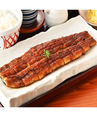 炭焼うな富士　桐箱入り国産青うなぎ　長焼き二尾