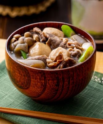  11146 2箱 レンジで出来る!国産牛スジ 山形のいも煮(醤油味)