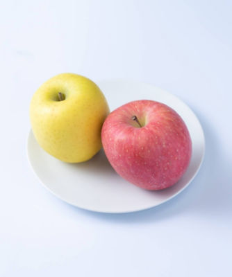 ２９０１０　フルーツ専門店が選ぶ旬の林檎　赤青食べ比べ