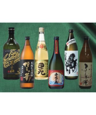 ３６０１９　九州蔵元飲み比べ麦焼酎６本セット　計６本