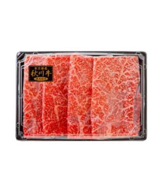 １１１２１　３００ｇ　東京都産黒毛和牛　秋川牛すき焼き用（モモ肉）